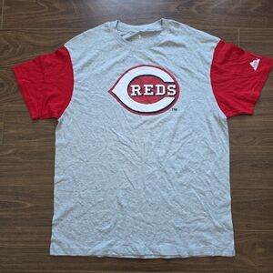 3 For 15 Genuine Merchandise Cincinatti Reds Red and Gray Short Sleeve Tee